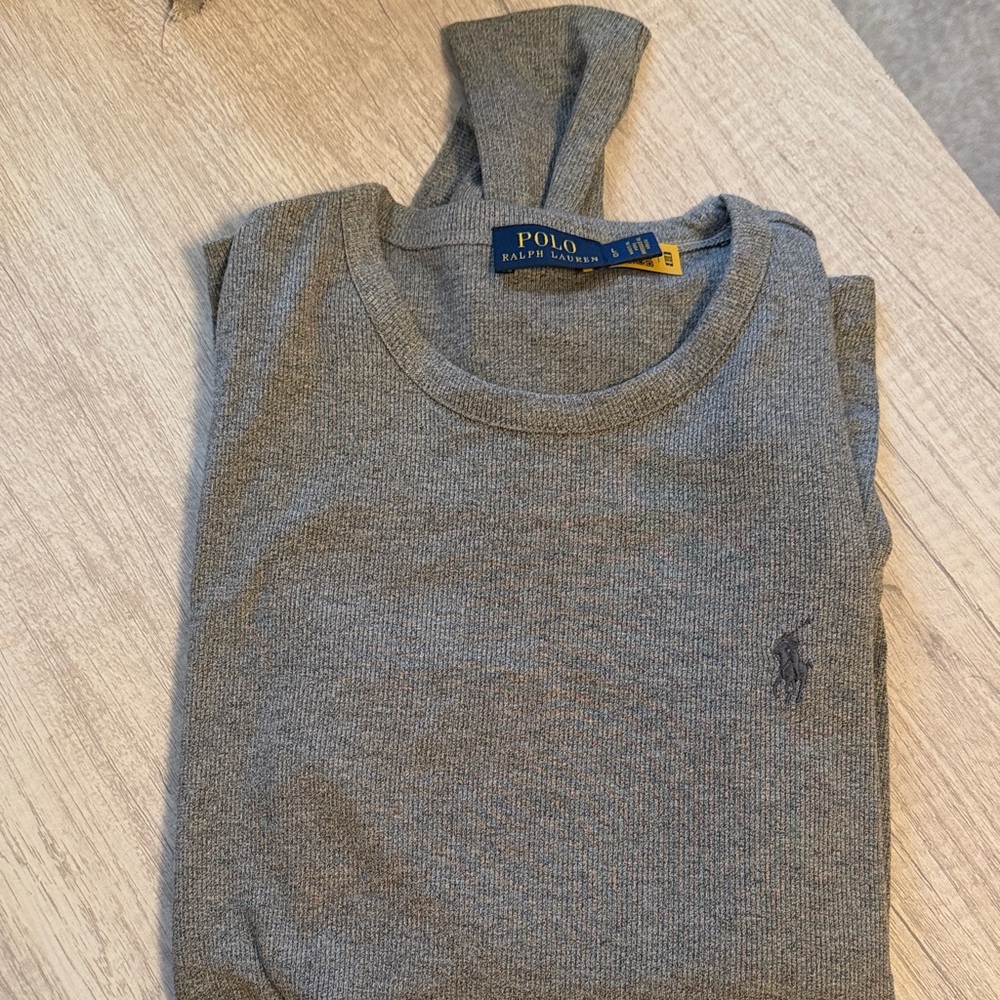 Polo by Ralph Lauren Heather Gray Crewneck Sweater